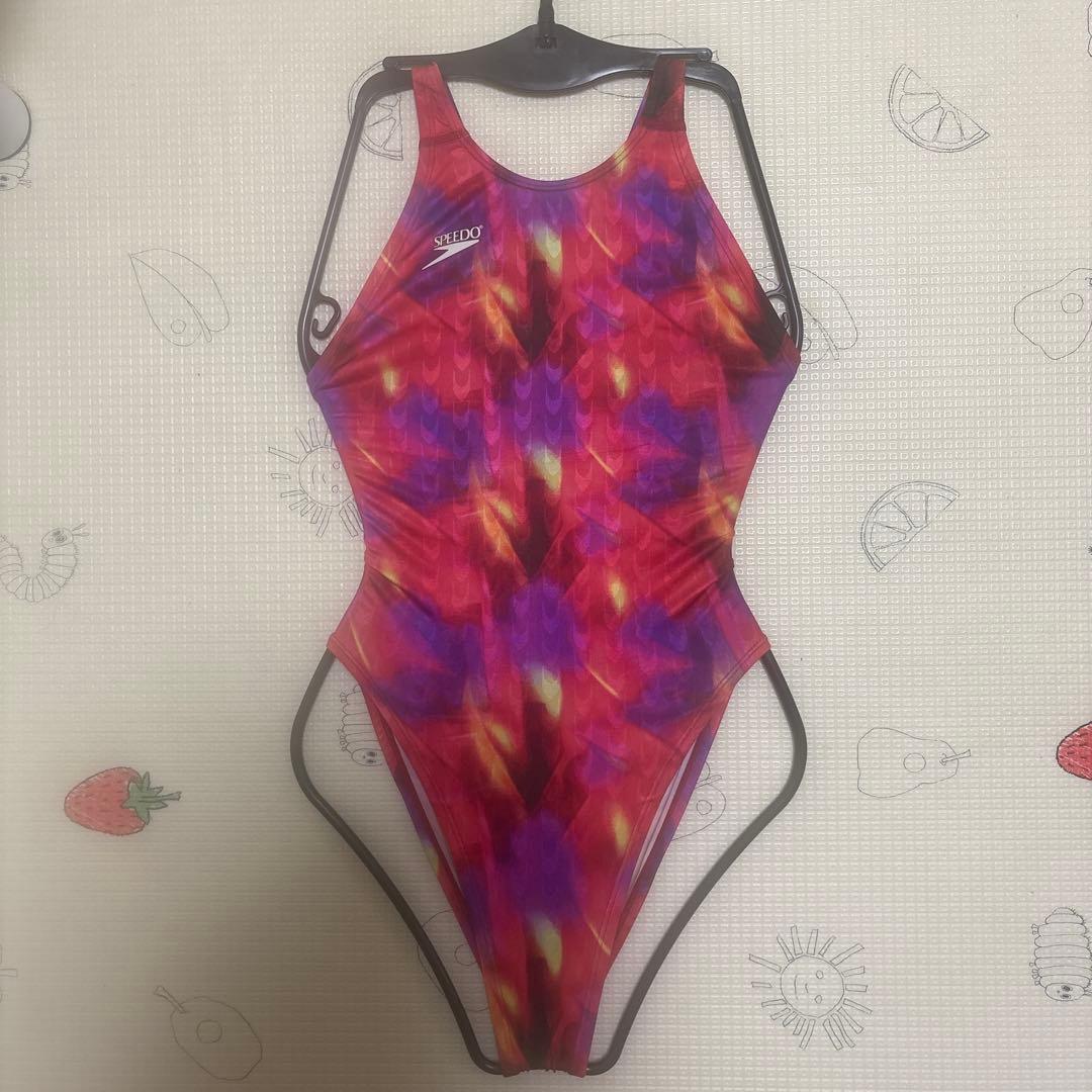 未用品 タグ無 スピード 競泳水着 Lサイズ アクアブレードII マーキュライン
