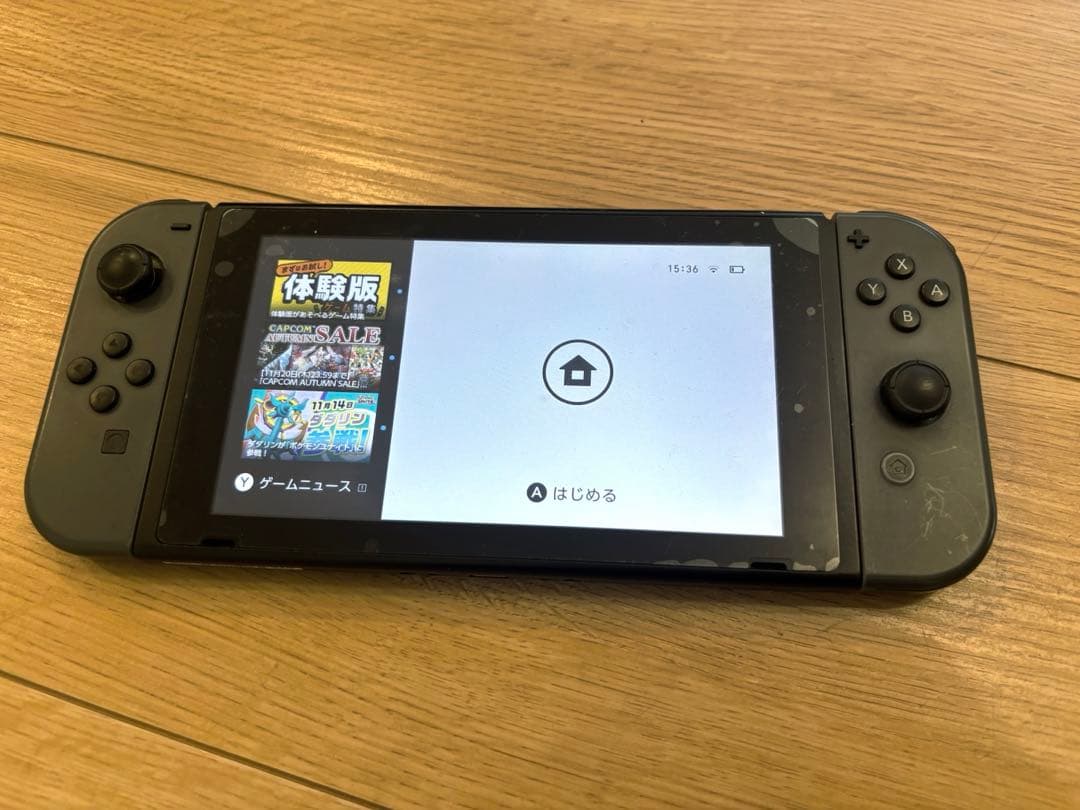 Nintendo Switch 本体 グレー ACアダプター付き