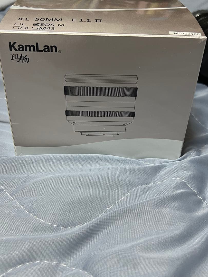 キヤノン用単焦点　Kamlan 50mm f1.1 ii