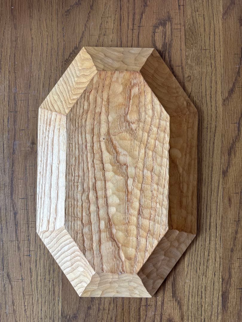 cogu 木のオクトゴナルオーバルプレート