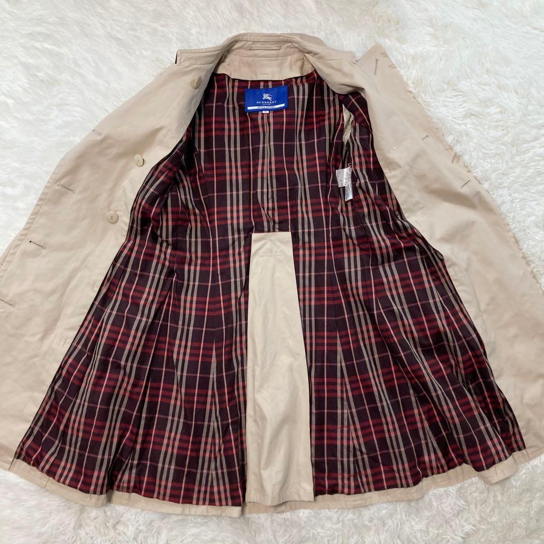 バーバリーロンドン ブルーレーベル トレンチコート ノバチェックライナー ベルト