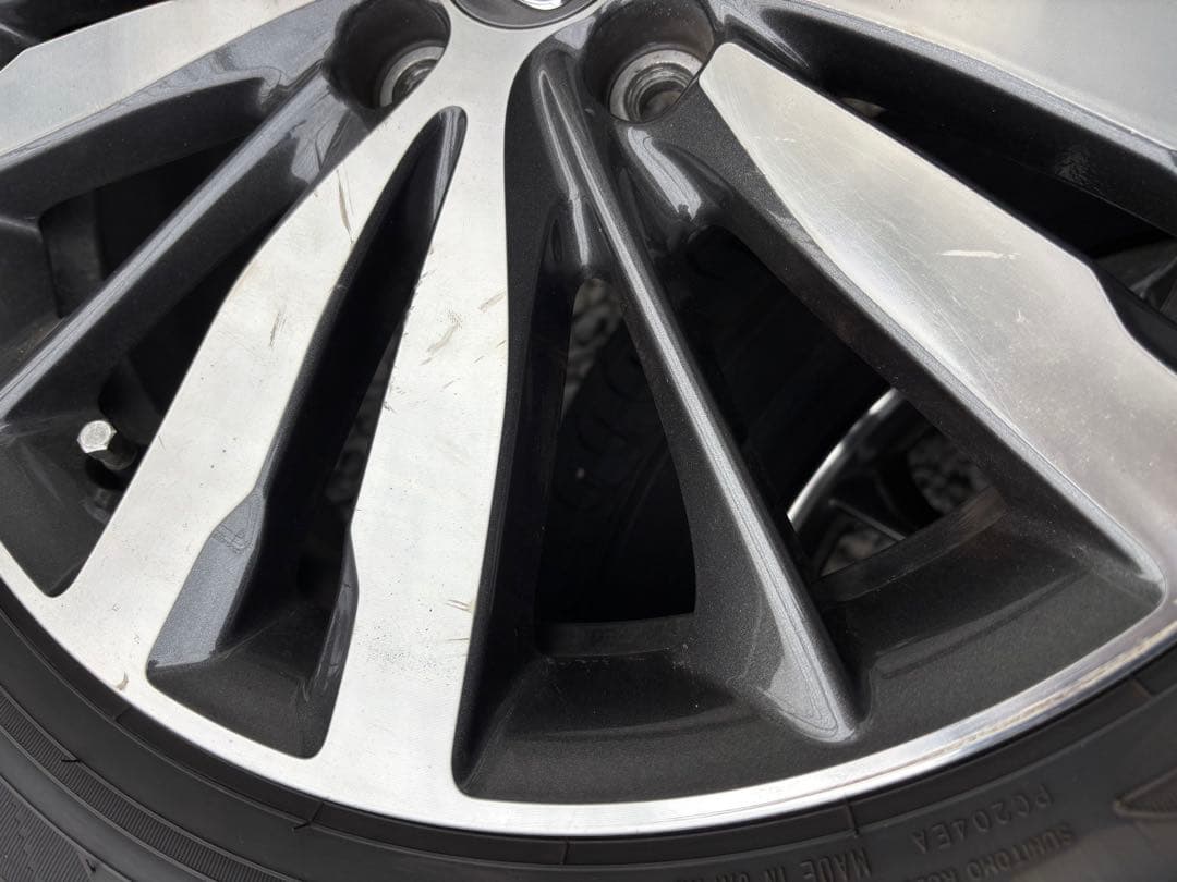 フィットgk5 16インチ純正ホイールタイヤセット　6j+53 4本手渡しのみ