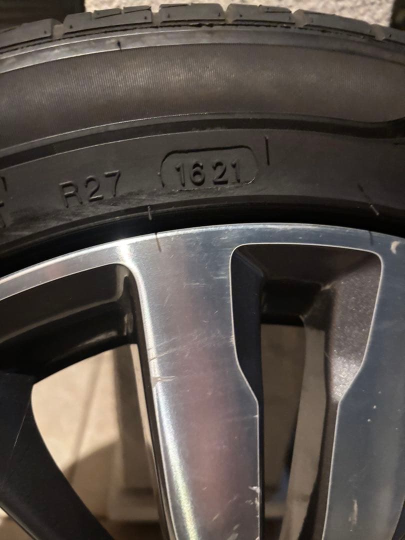 フィットgk5 16インチ純正ホイールタイヤセット　6j+53 4本手渡しのみ