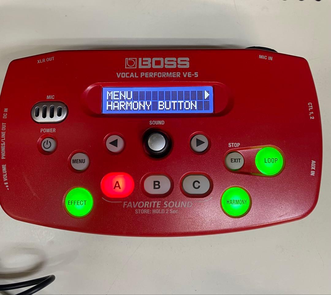Boss VE-5【ボーカル向けエフェクター】 動作品