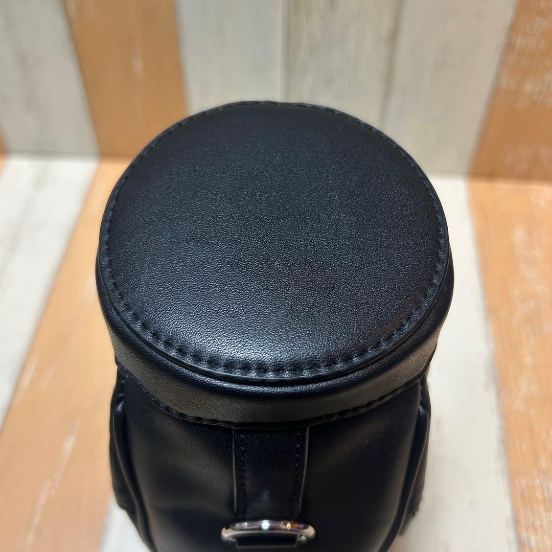 【LACOSTE】ラコステ　ショルダーポーチ　キャディバッグ型　ブラック