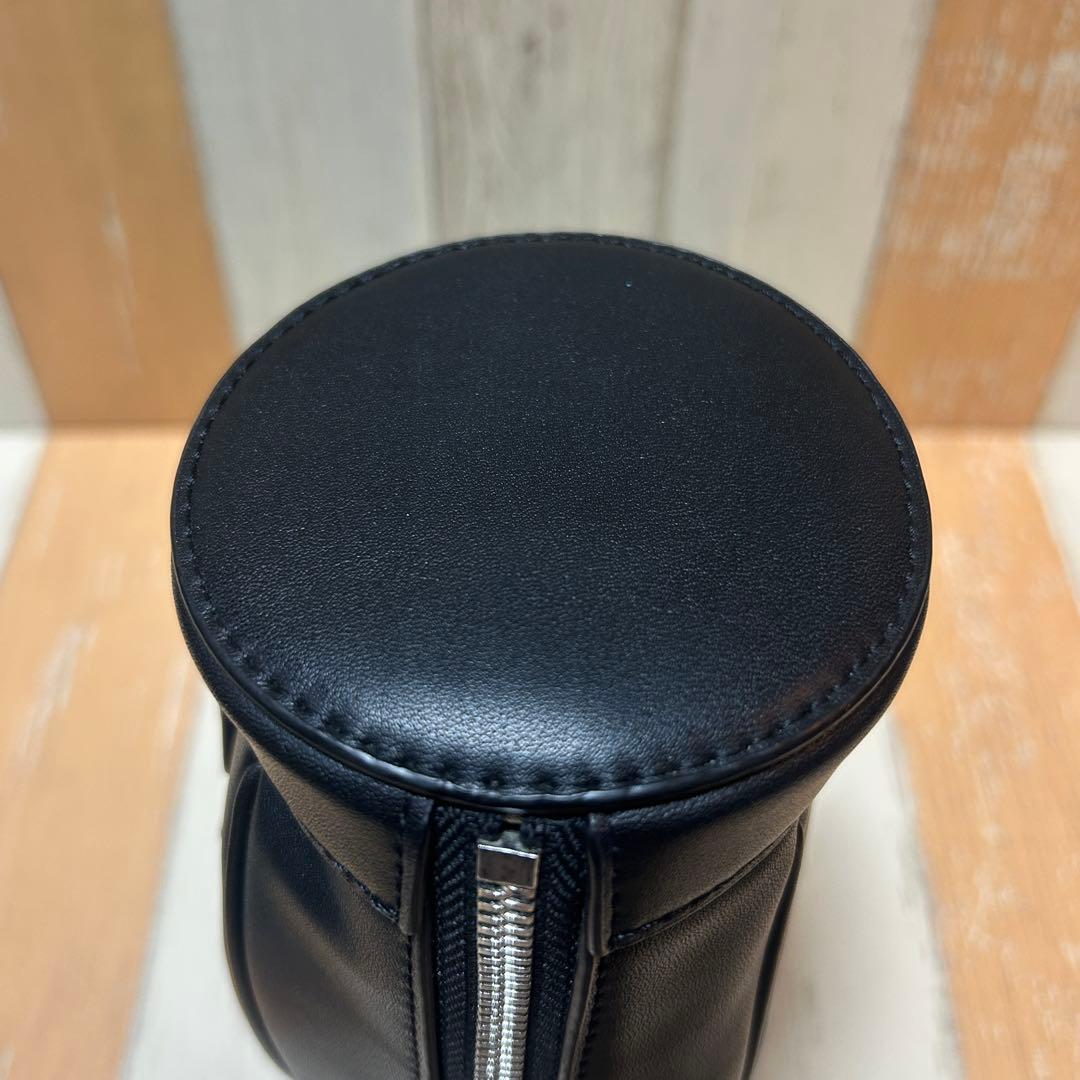 【LACOSTE】ラコステ　ショルダーポーチ　キャディバッグ型　ブラック