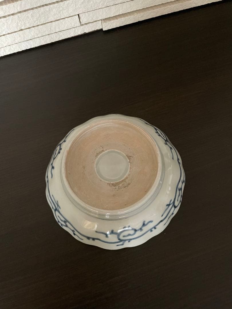 Kitty 古伊万里 赤玉瓔珞紋 膾皿 八客