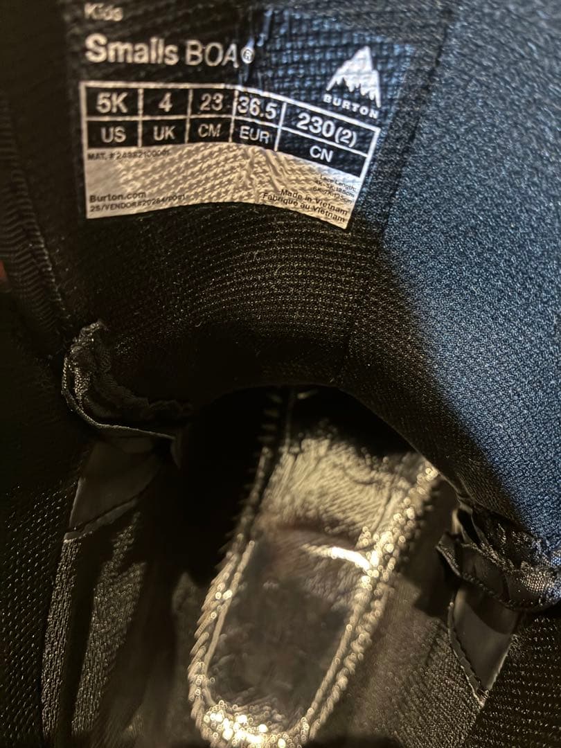 バートンスノーボードブーツ　23cm 定価2.5万　早い者勝ち　かなり美品です