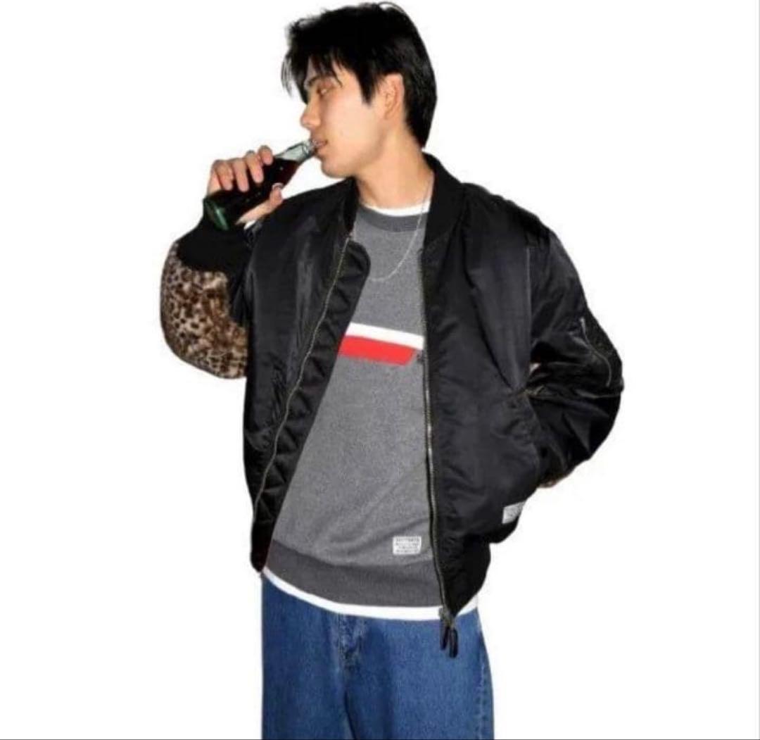 極美品　24FW ワコマリア MA-1 FLIGHT JACKET