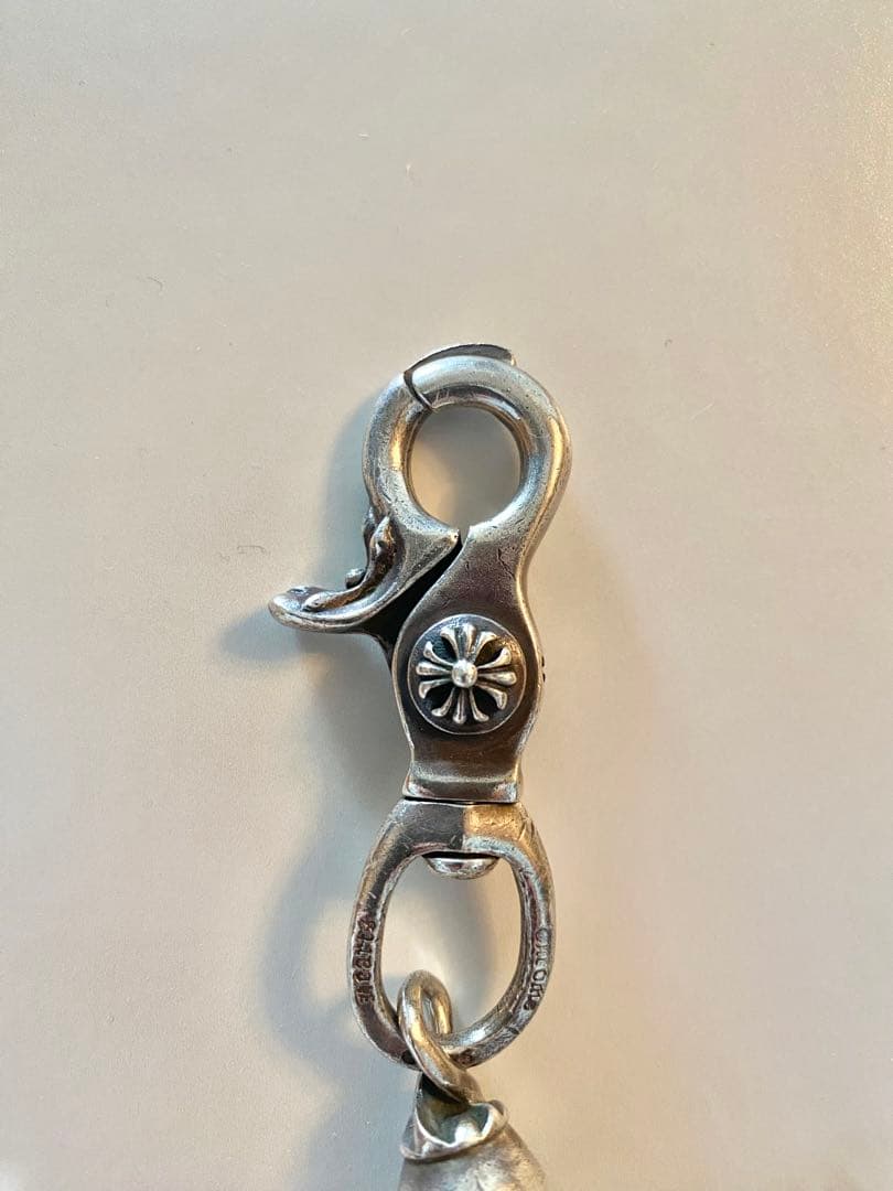 CHROME HEARTSクロムハーツ 2クリップローラー9連ウォレットチェーン