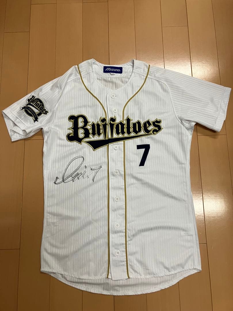 糸井嘉男　直筆サイン　ユニフォーム　オリックスバファローズ　阪神タイガース　L