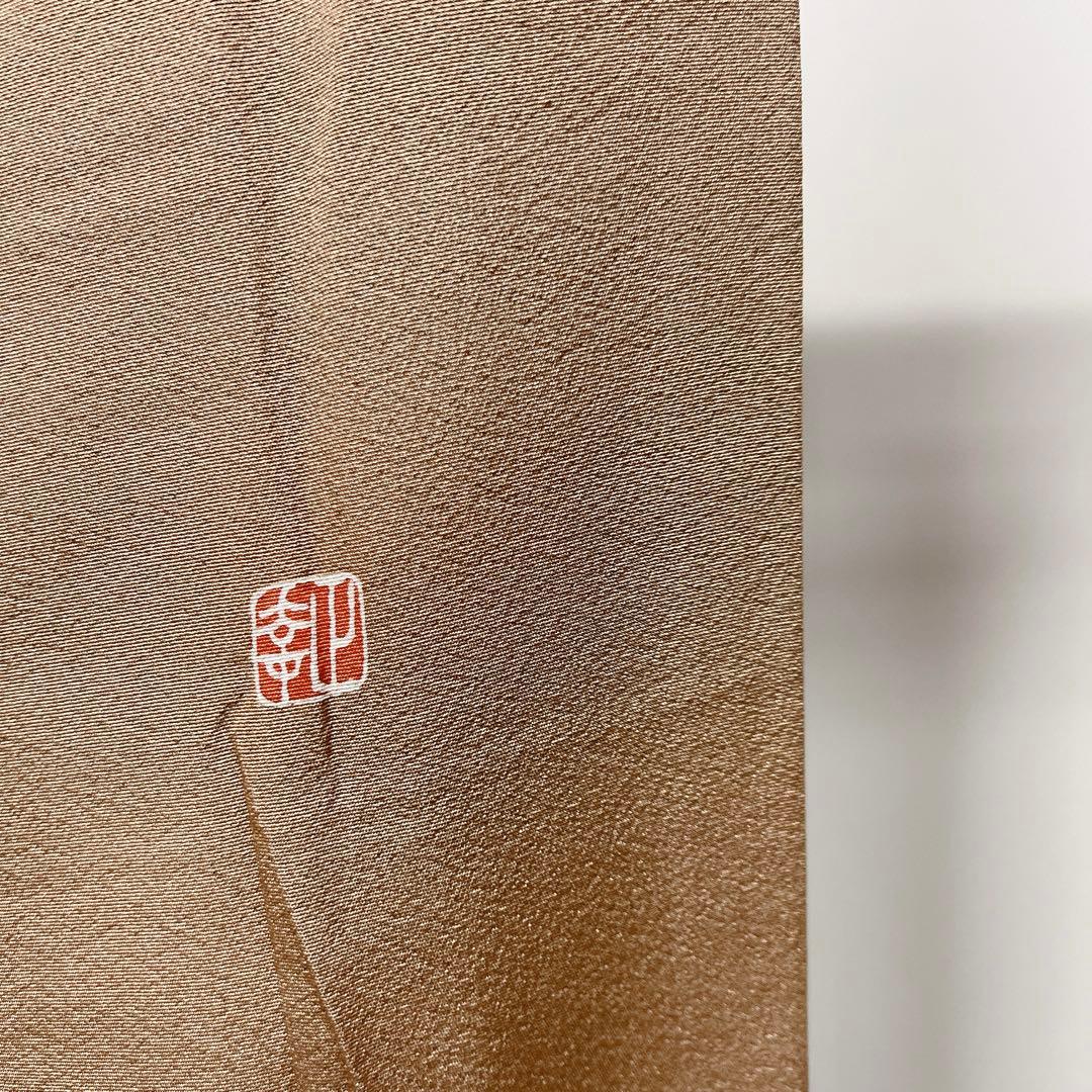 作家もの　付け下げ　花模様　着物　001k