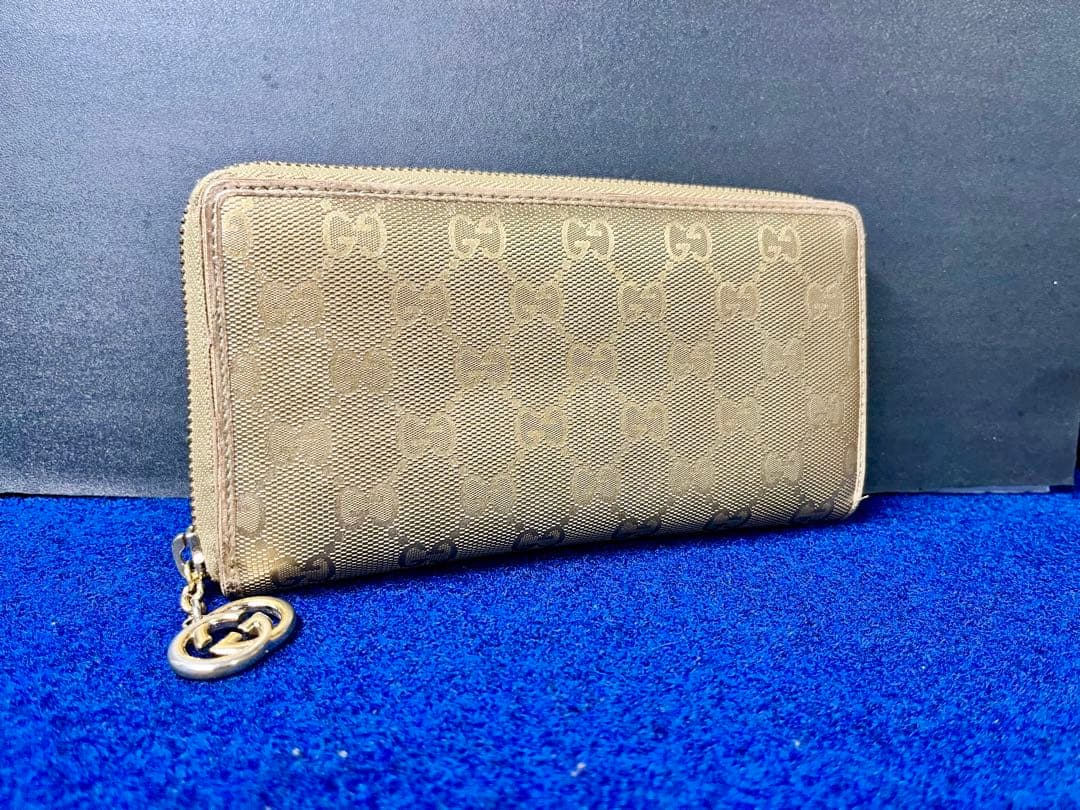 本日掲載終了GUCCI グッチ GG インプリメ　長財布　 ゴールド