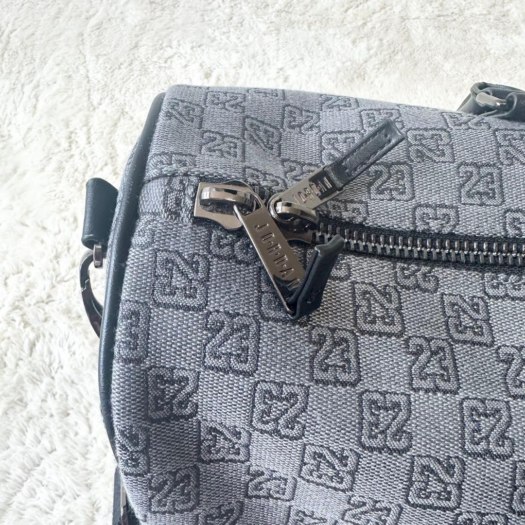 レア 限定品 ジョーダン ボストンバッグ モノグラム モノクロ ボックス型