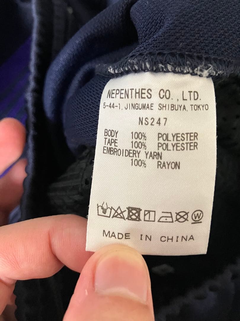 Needlesネイビー ジャージ Mサイズ　マジ専用