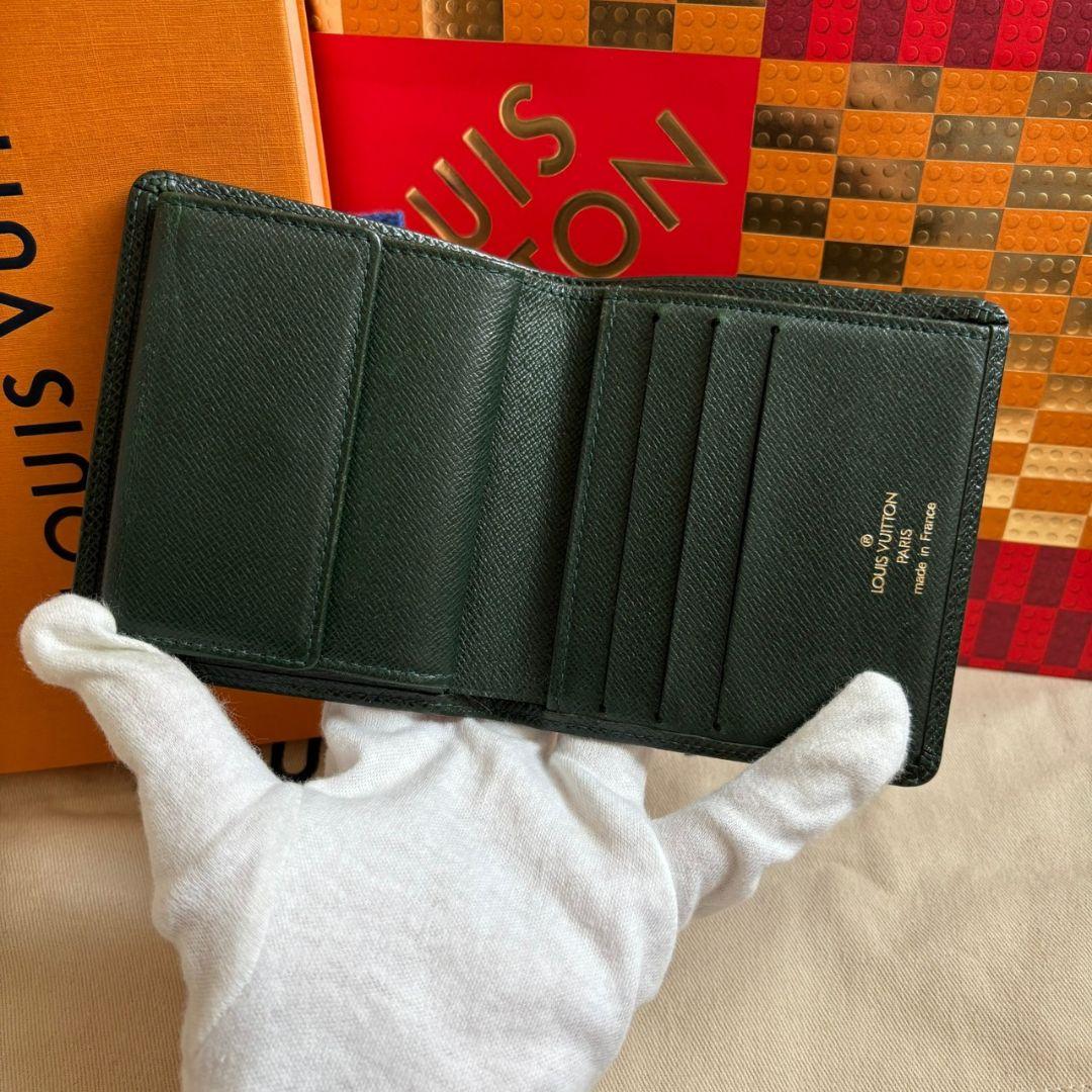 【極上美品】ルイ・ヴィトン タイガ ポルト ビエ 3カルト クレディ 二つ折財布