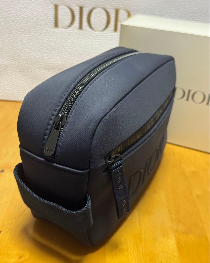Dior ネイビーポーチ