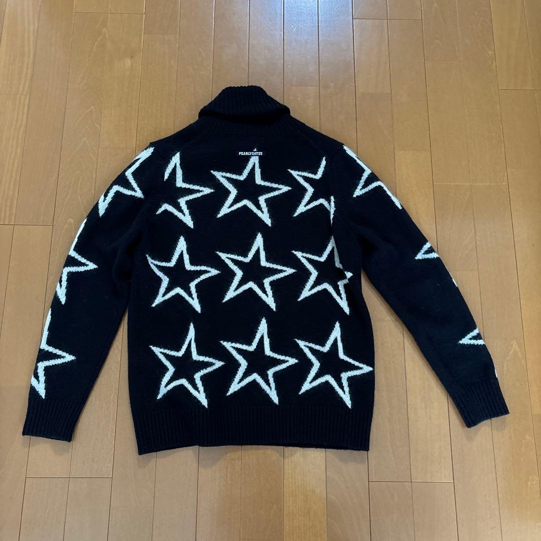 PEARLY GATES 星柄タートルネックセーター サイズ0