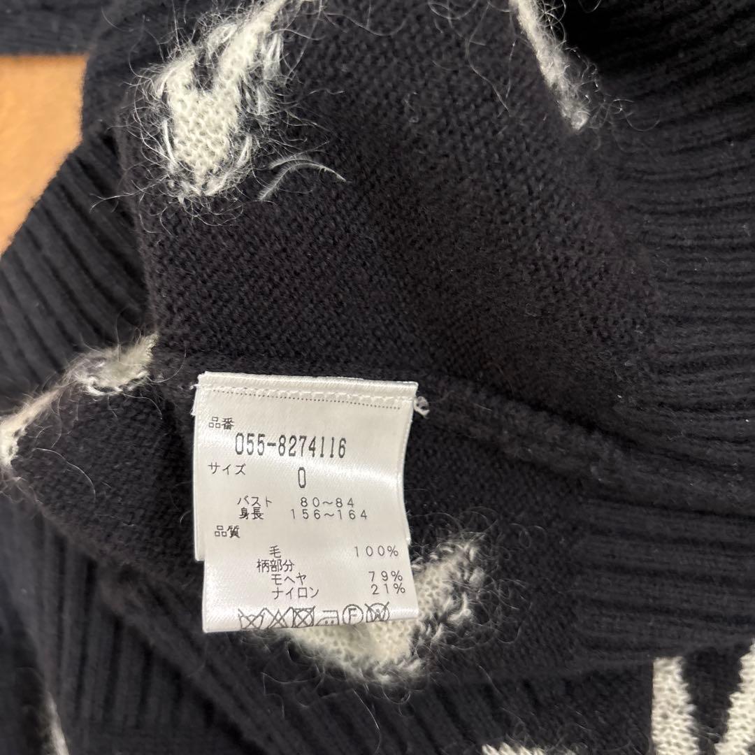 PEARLY GATES 星柄タートルネックセーター サイズ0