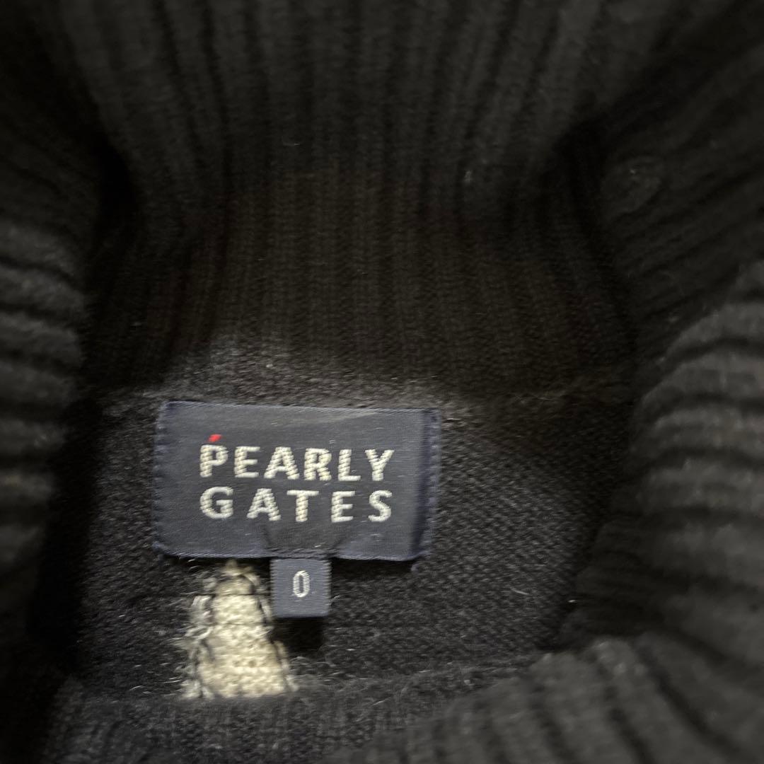 PEARLY GATES 星柄タートルネックセーター サイズ0