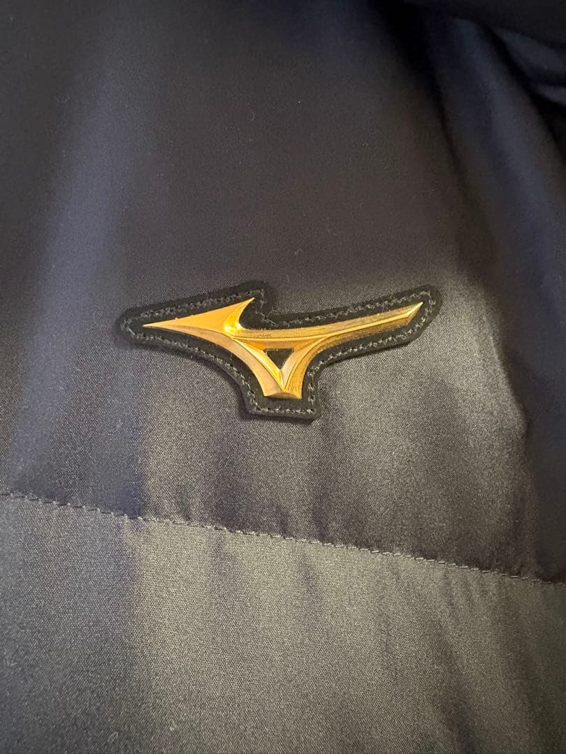 ★美品★ MIZUNO PRO メジャークオリティ　ダウンコート黒ベンチコートO
