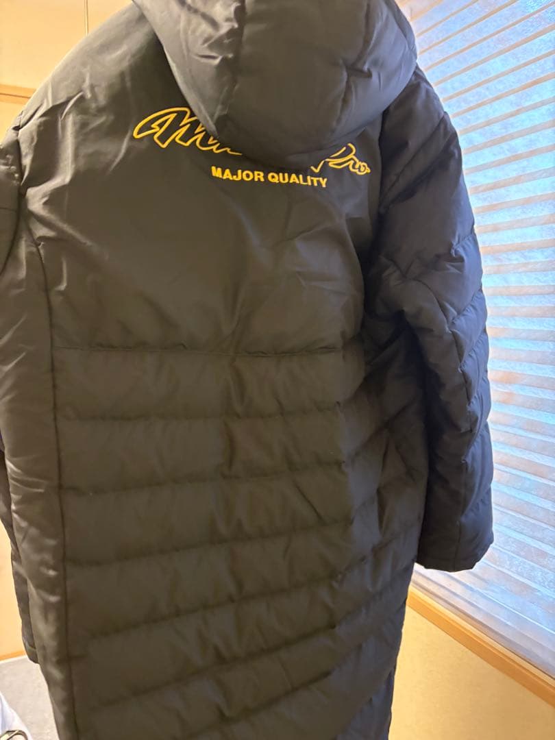 ★美品★ MIZUNO PRO メジャークオリティ　ダウンコート黒ベンチコートO