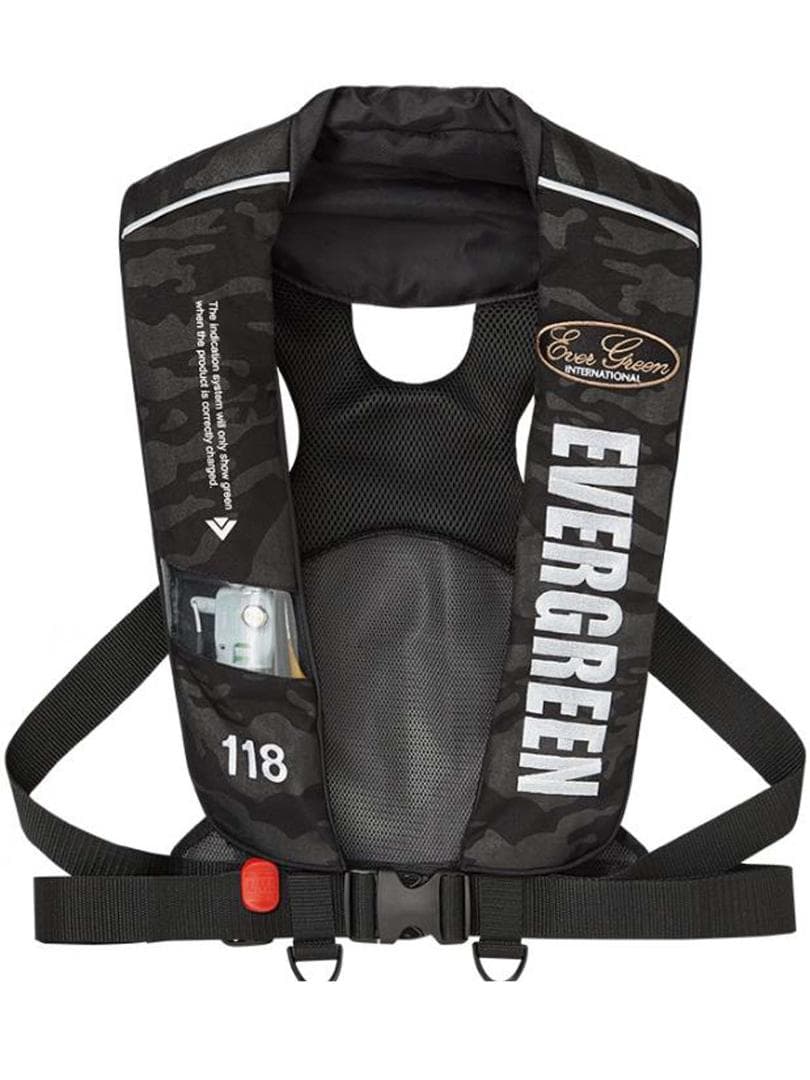 エバーグリーン　インフレータブルジャケット　タイプ５　『ＥＧブラックカモ』　新品