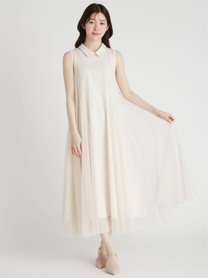 【新品未使用】CELFORD セルフォード♪Aラインチュールワンピース