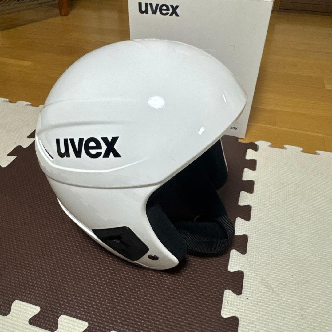 uvex ヘルメット ホワイト 収納袋付き 56-57