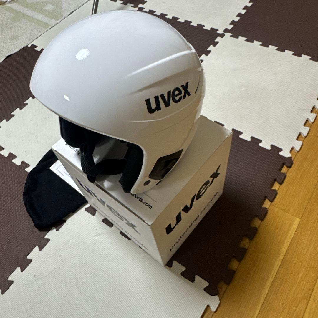 uvex ヘルメット ホワイト 収納袋付き 56-57