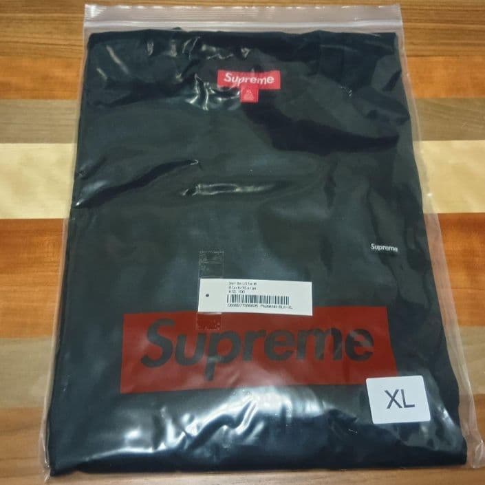 【黒XL】 Supreme Small Box L/S Tee