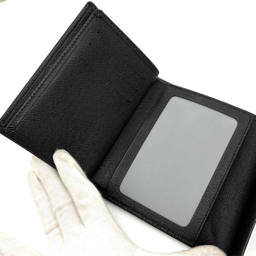 【未使用級】ルイヴィトン エピ ポルトフォイユ コアラ 三つ折り財布 ブラック