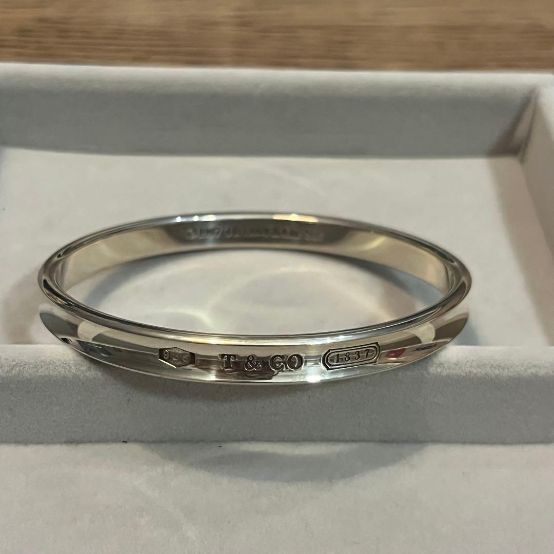人気❣️ティファニー 1837ナローバングル925 18cm