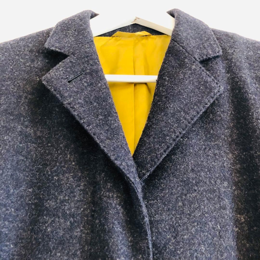 Paul Smith ポールスミス ウールコート 42 ネイビー 金 Lサイズ