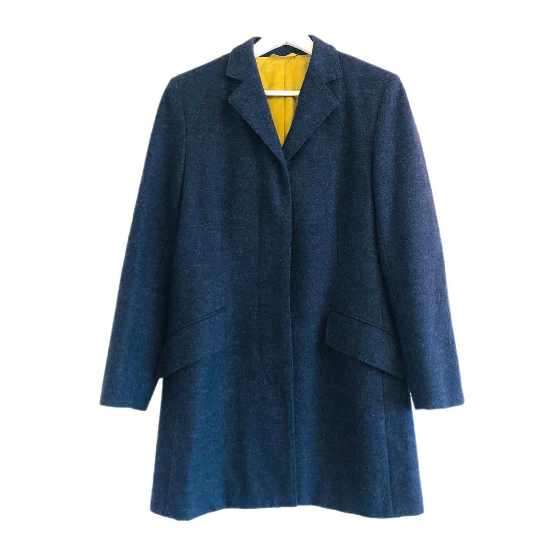 Paul Smith ポールスミス ウールコート 42 ネイビー 金 Lサイズ