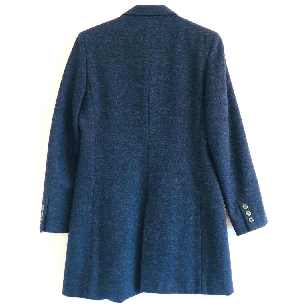 Paul Smith ポールスミス ウールコート 42 ネイビー 金 Lサイズ