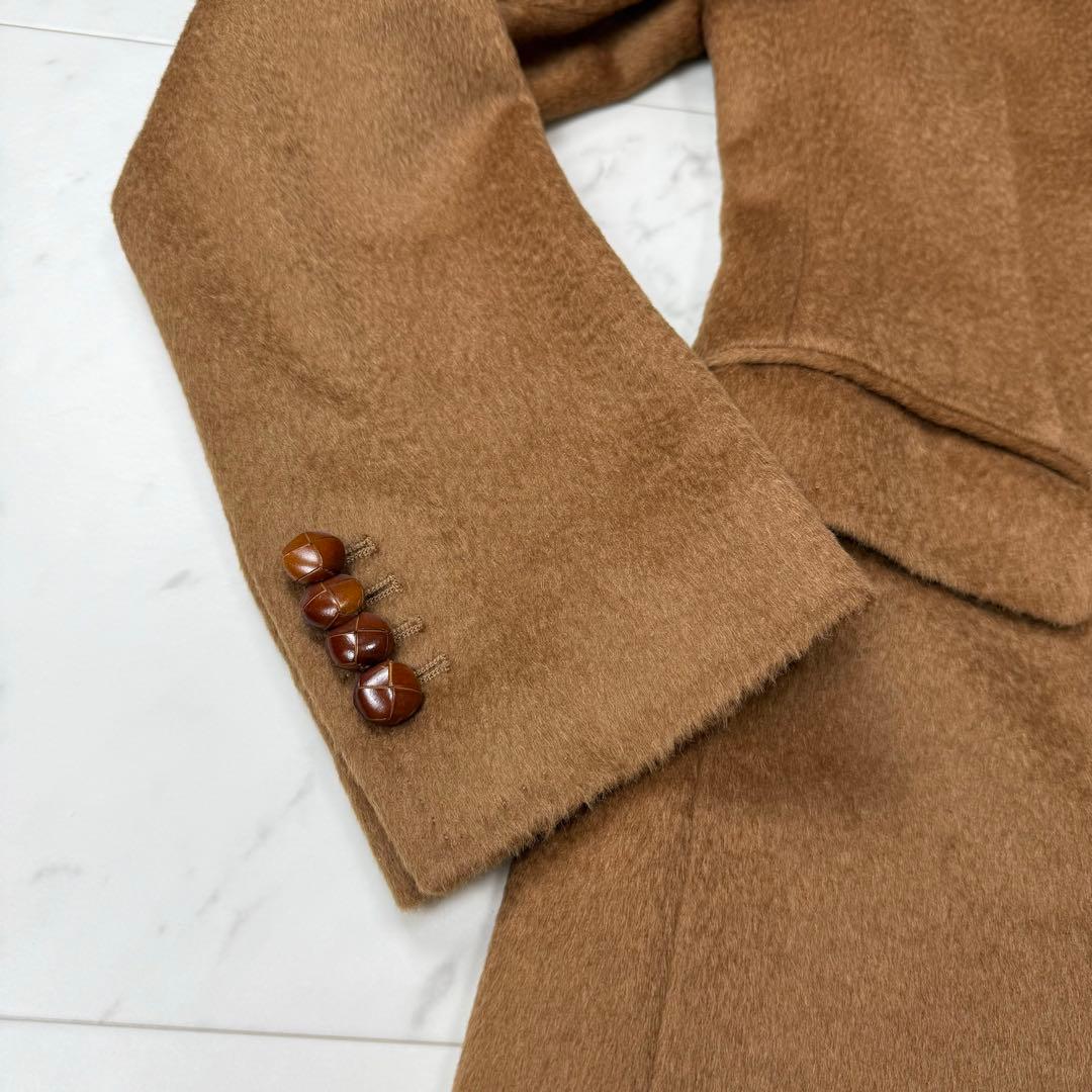 タリアトーレ ラマ ウール チェスターコート キャメル サイズ40