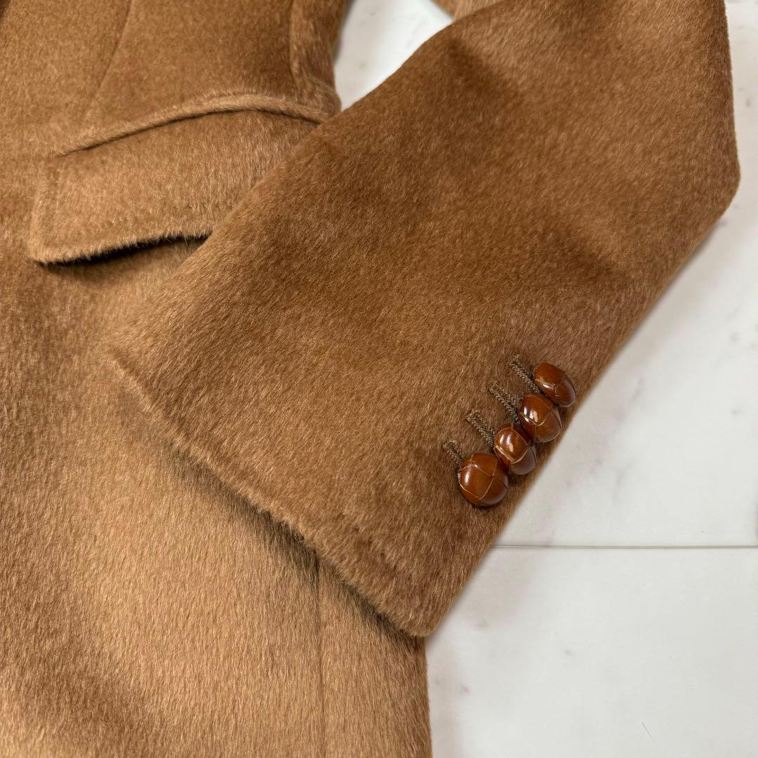 タリアトーレ ラマ ウール チェスターコート キャメル サイズ40