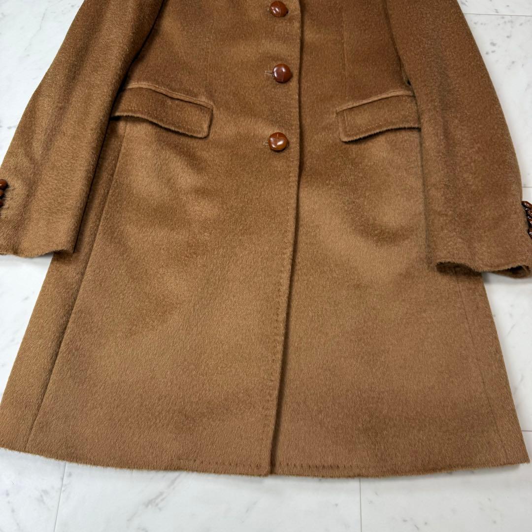 タリアトーレ ラマ ウール チェスターコート キャメル サイズ40