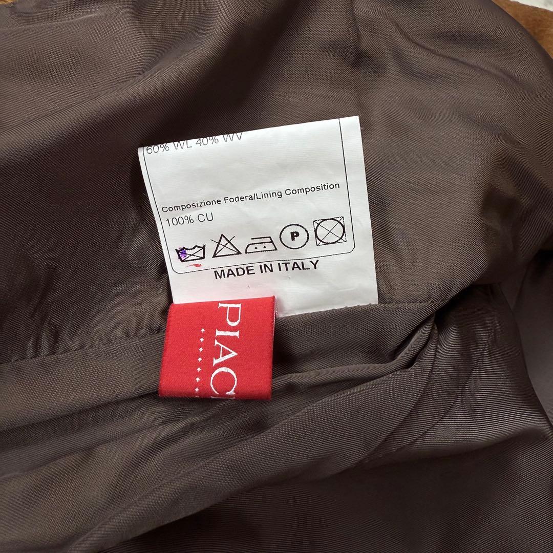 タリアトーレ ラマ ウール チェスターコート キャメル サイズ40