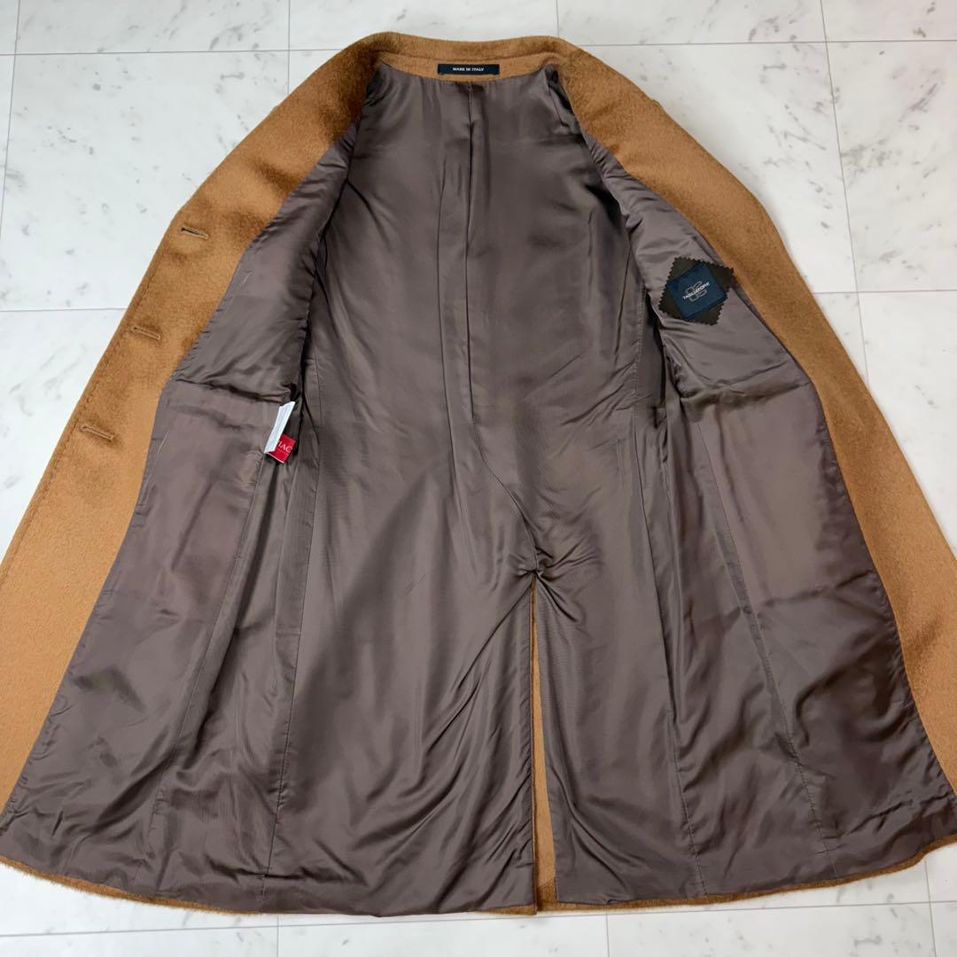 タリアトーレ ラマ ウール チェスターコート キャメル サイズ40