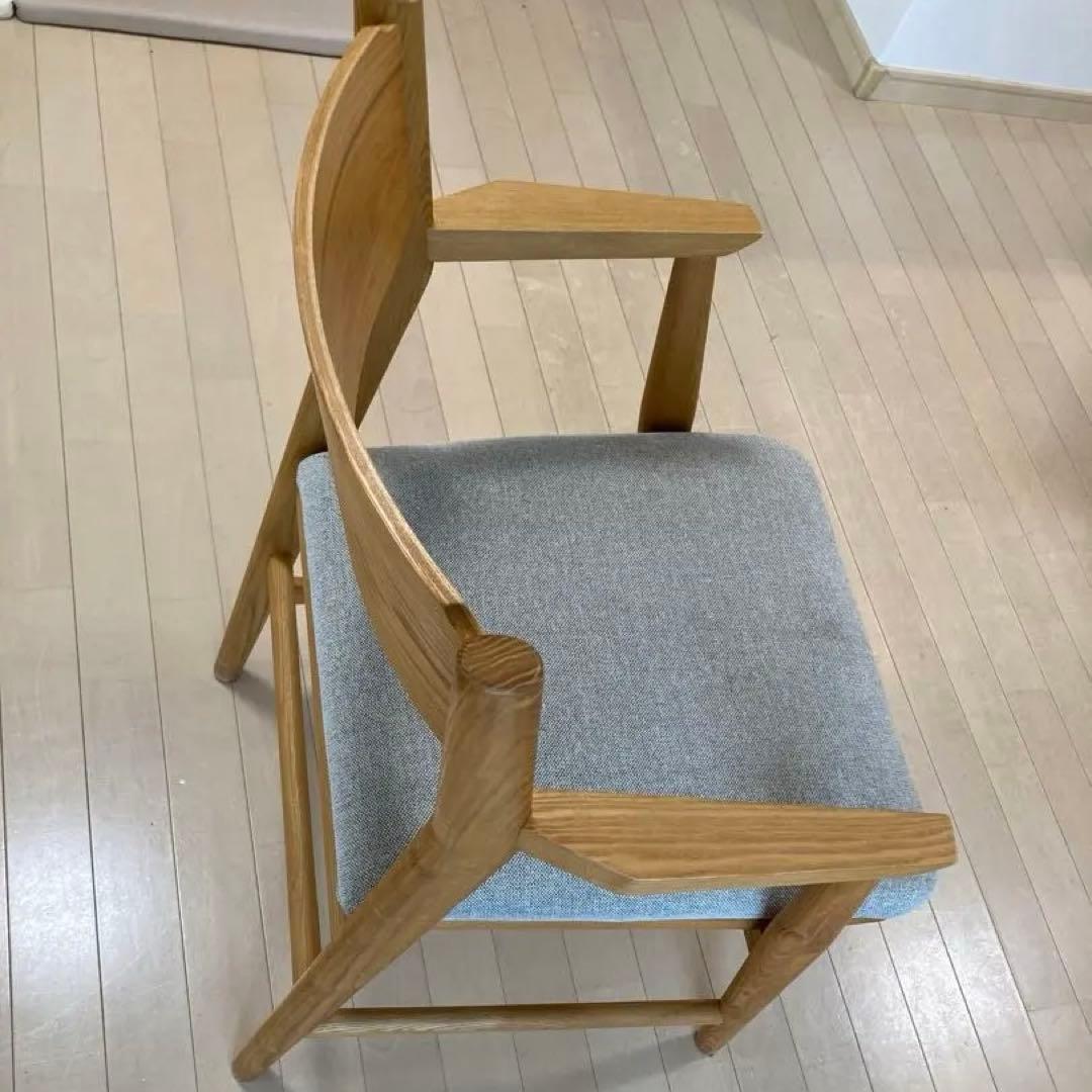 ウニコ unico シグネ SIGNE シリーズ ダイニングチェア　肘掛あり