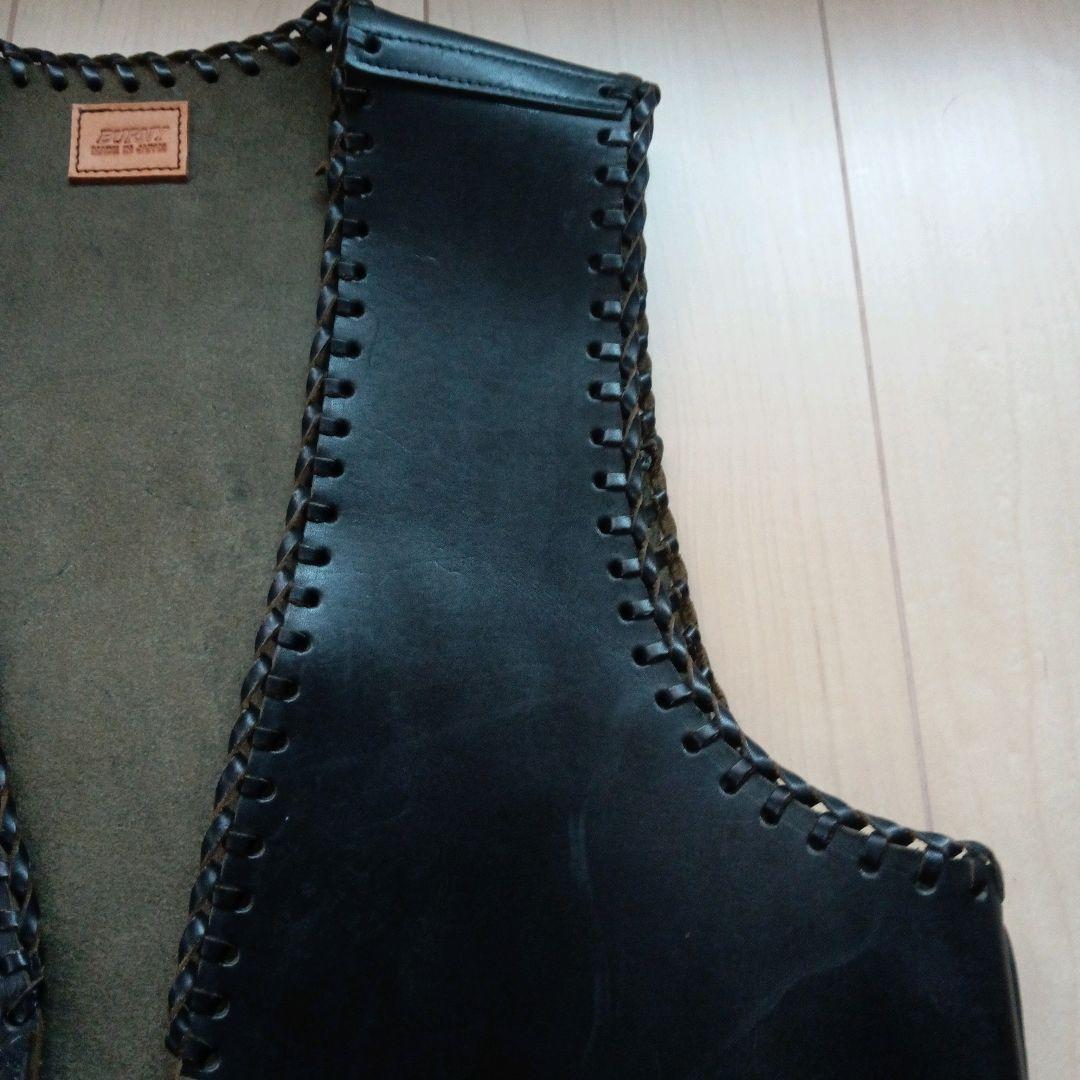 burny saddle leather-vest concho バーニー