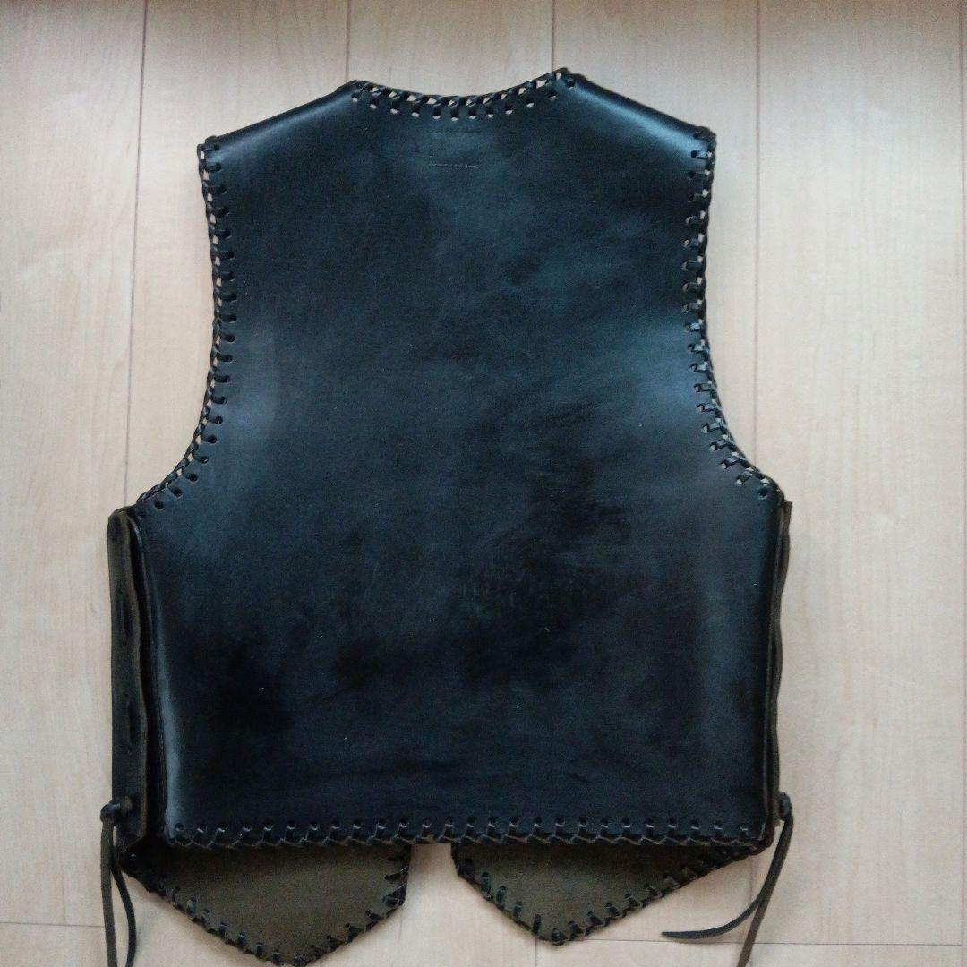 burny saddle leather-vest concho バーニー