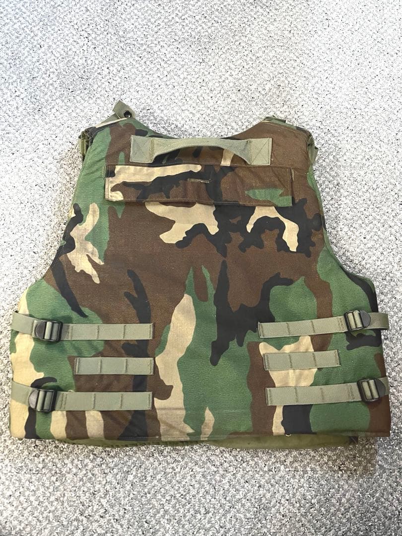 米軍実物 放出品 Point Blank社製 ウッドランド ボディーアーマーXL