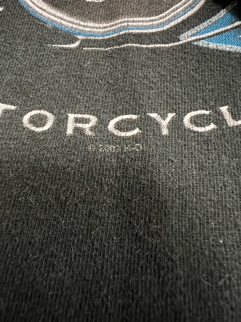 00s USA製 ハーレーダビッドソン フレイム ロンT ブラック XL