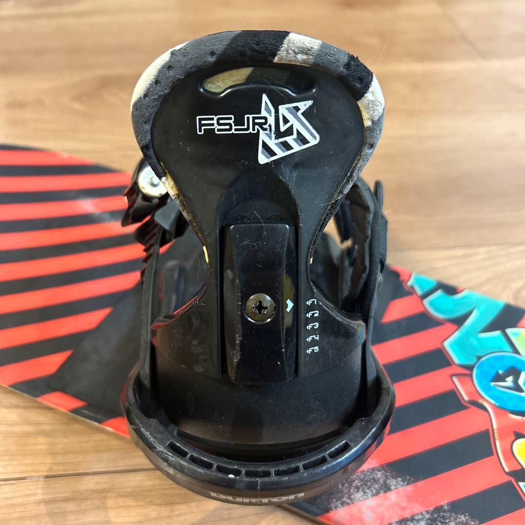 BURTONキッズスノーボード90センチサイズ ビンディング付き