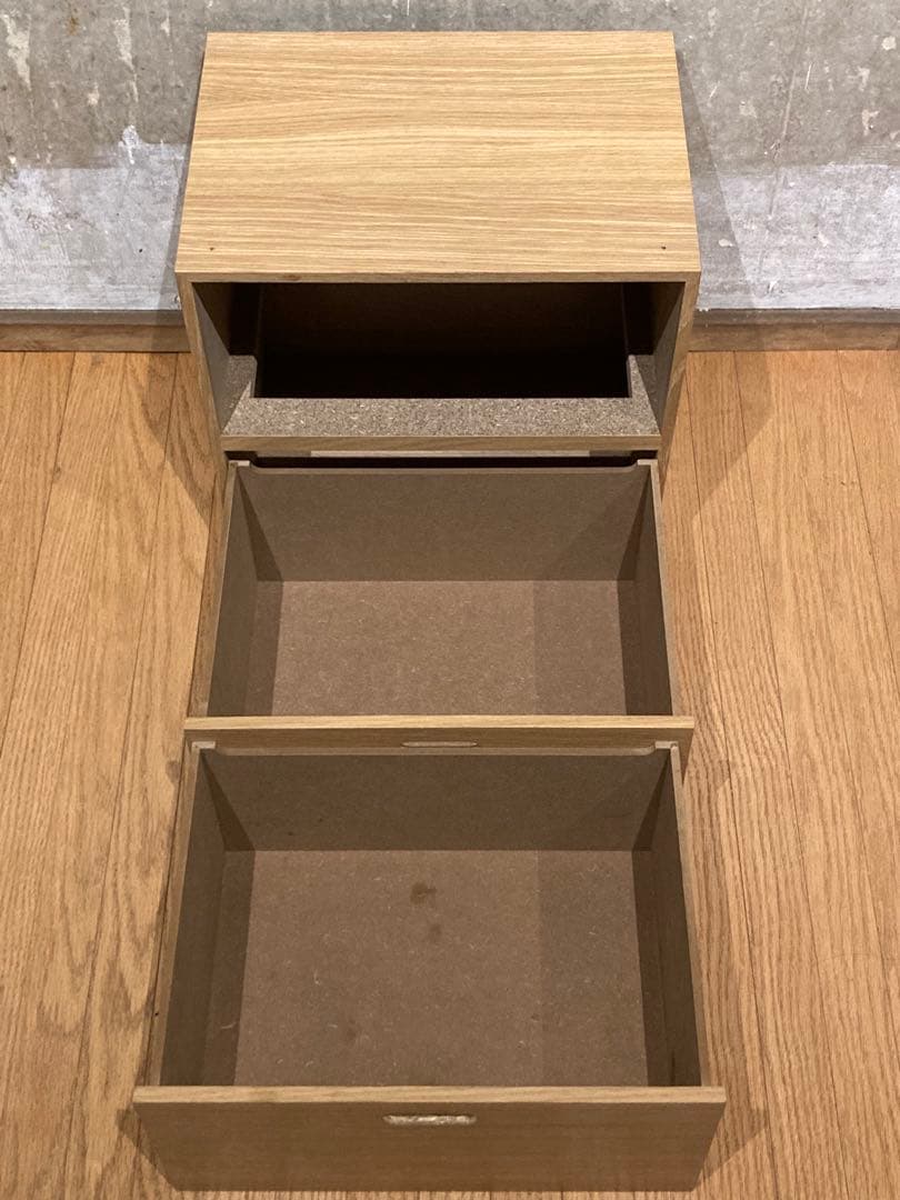 美品　無印　スタッキングチェスト　4つセット