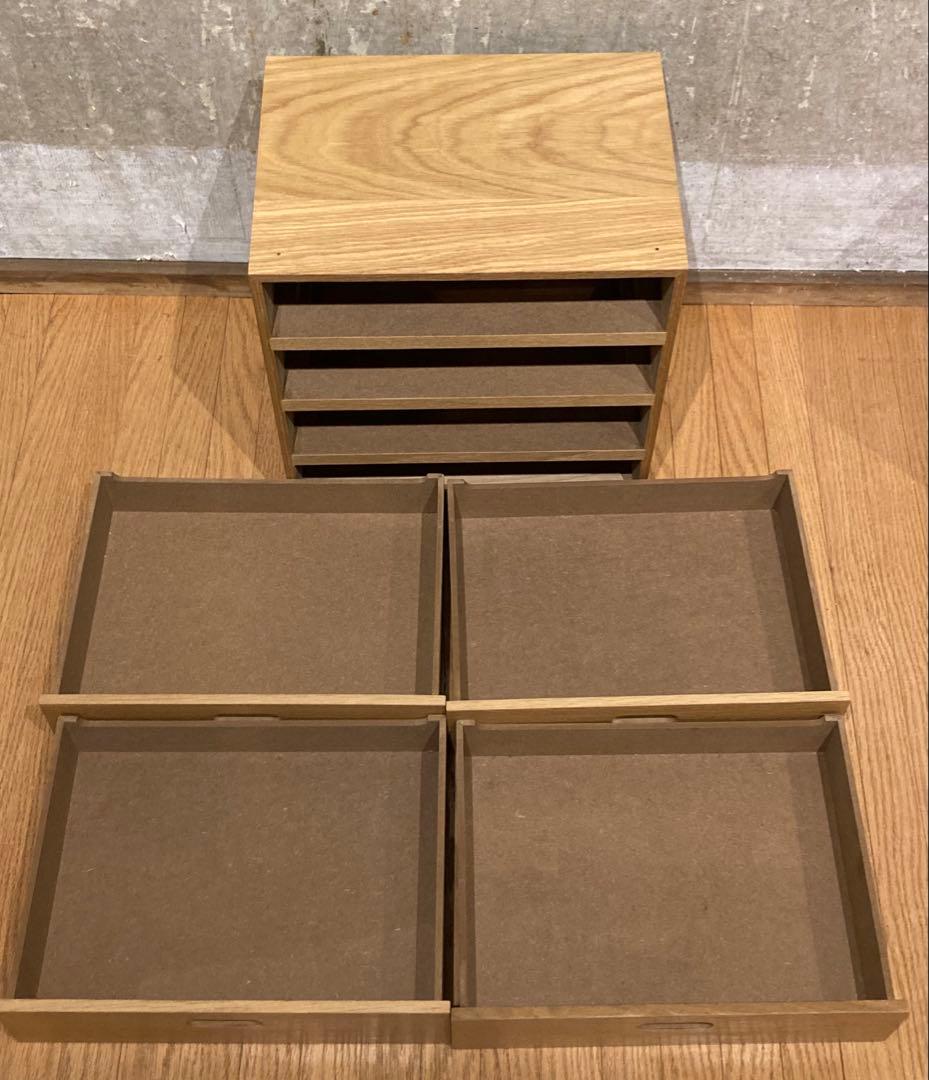 美品　無印　スタッキングチェスト　4つセット