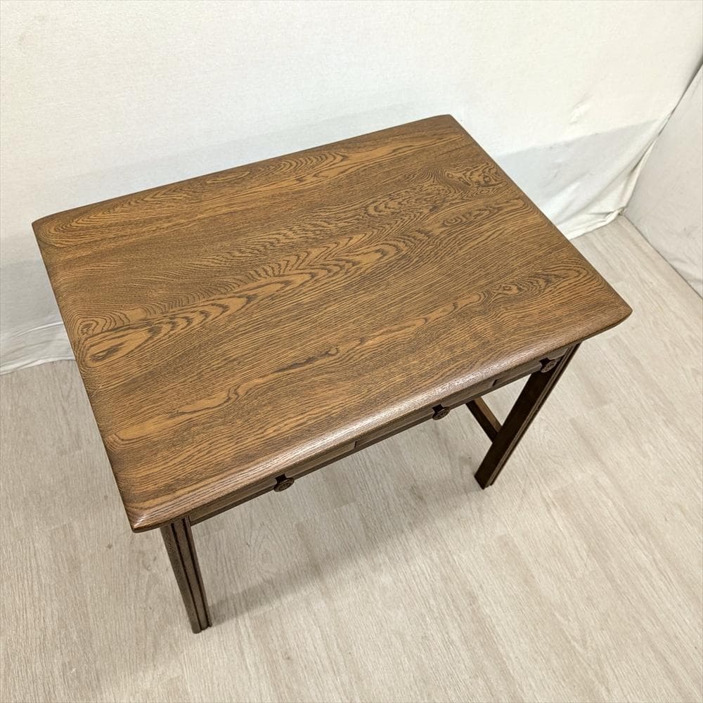 美品　山室家具製作所　旭川家具　エスポアール　楢 ナラ材　机　デスク　作業台